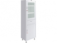 Медицинское изделие Медицинский шкаф HILFE МД 1 1760 R-1 — габариты 1750х600х400 мм, РУ