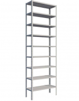 Стеллаж металлический MS Strong 2200х1200х700 9 полок — габариты 2200х1200х700 мм, нагрузка 750 кг