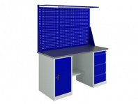 Верстак (№607) Profi WT160.WD1/WD3.021 — габариты 1920х1600х700 мм, 2 тумбы